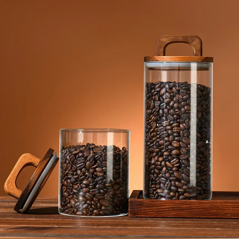 Clear Glass Jar with Bamboo Li - огляд і ціна Food Storage Glass Jar