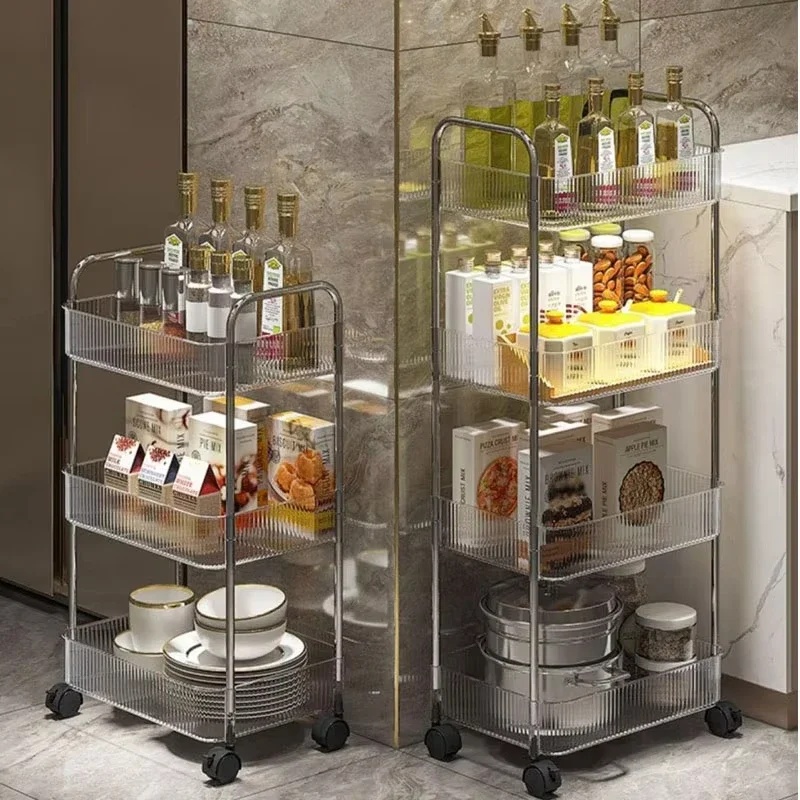 Multi-layer Rolling Cart with  - огляд і ціна Food Storage With Wheels