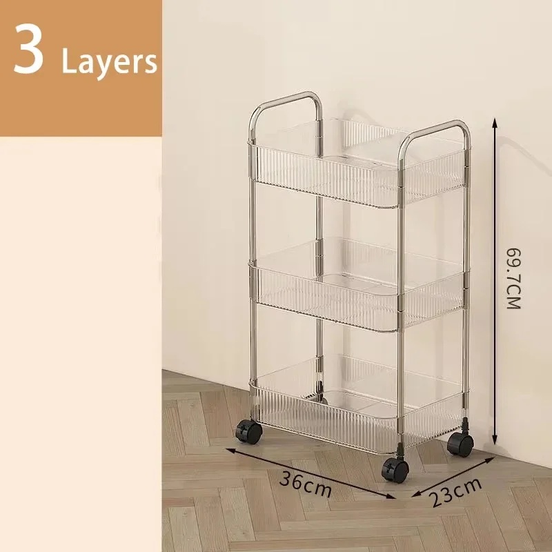 Multi-layer Rolling Cart with  - огляд і ціна Food Storage With Wheels