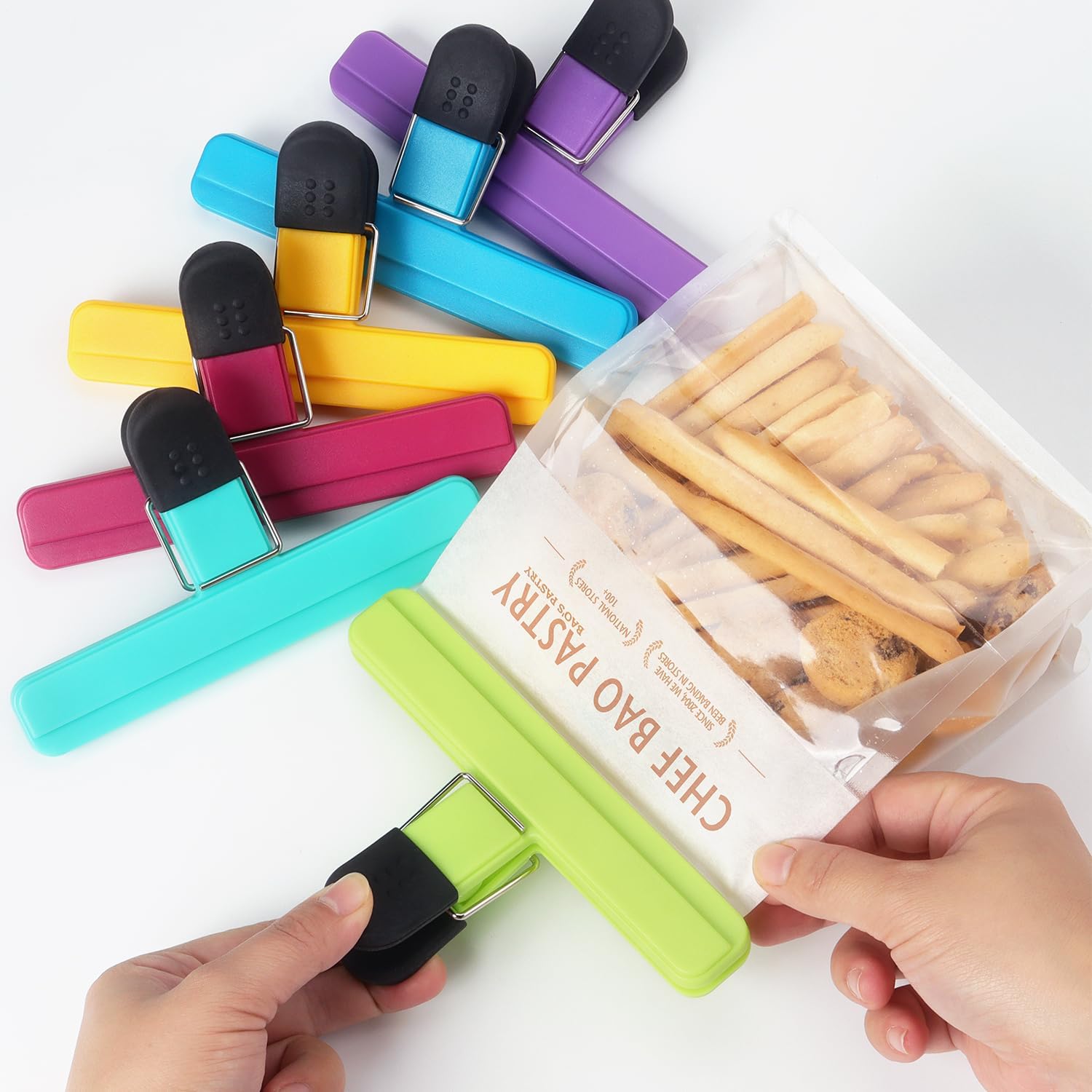 3-12PCS Multi Purpose Sealing  - огляд і ціна Food Storage Bag Organizer