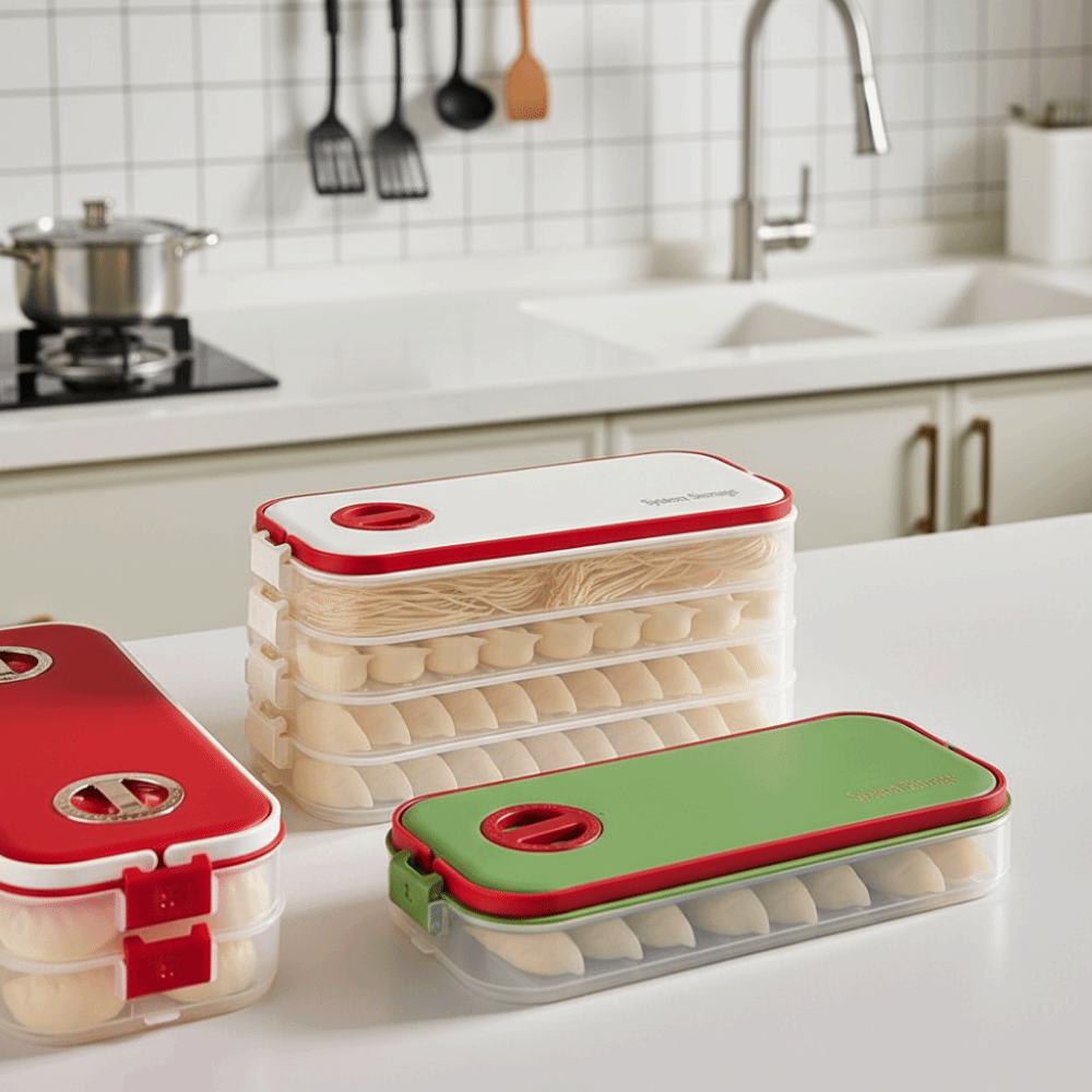 Practical Plastic Dumpling Box - огляд і ціна Food Storage Practices