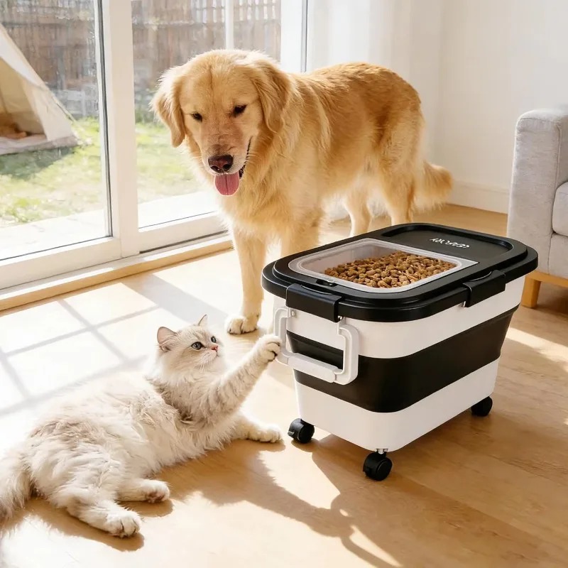 Dog Food Storage Container 20- - огляд і ціна Food Storage With Wheels