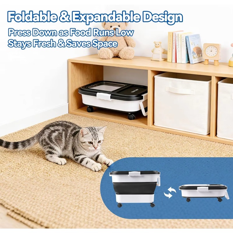Dog Food Storage Container 20- - огляд і ціна Food Storage With Wheels