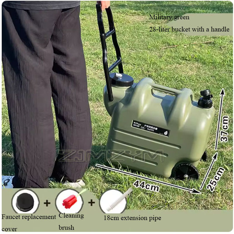 28L Large Capacity Camping Buc - огляд і ціна Food Storage With Wheels