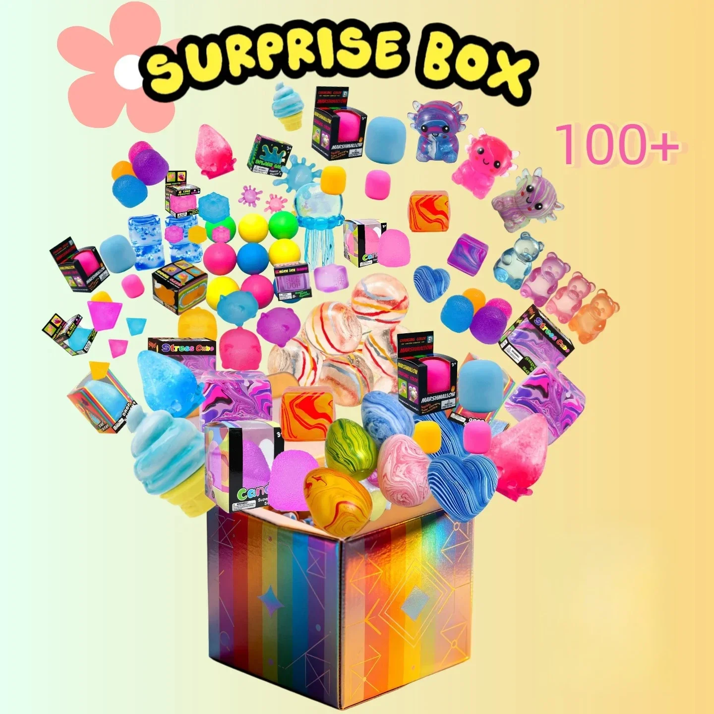 100+Mystery Fidget Toy Blind B - огляд і ціна Food Storage Plastic