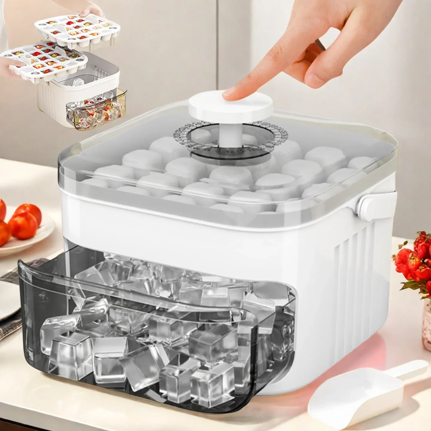 Cube Ice Maker with Easy Press - огляд і ціна Food Storage And Preservation