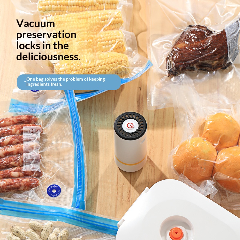 BPA Free Reusable Vacuum Food  - огляд і ціна Food Storage Bag Organizer