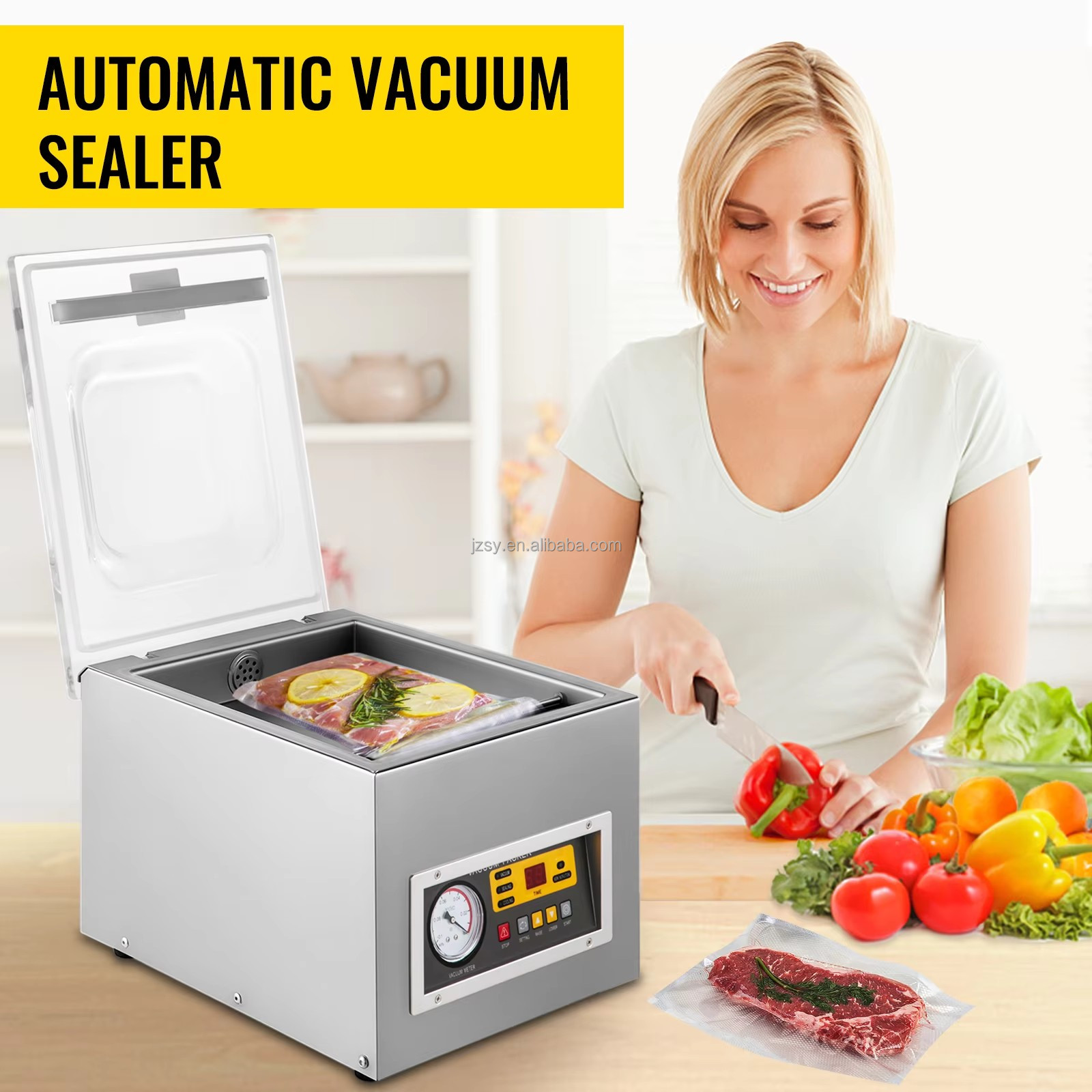 Vacuum Packing Machine Commerc - огляд і ціна Food Storage Plastic