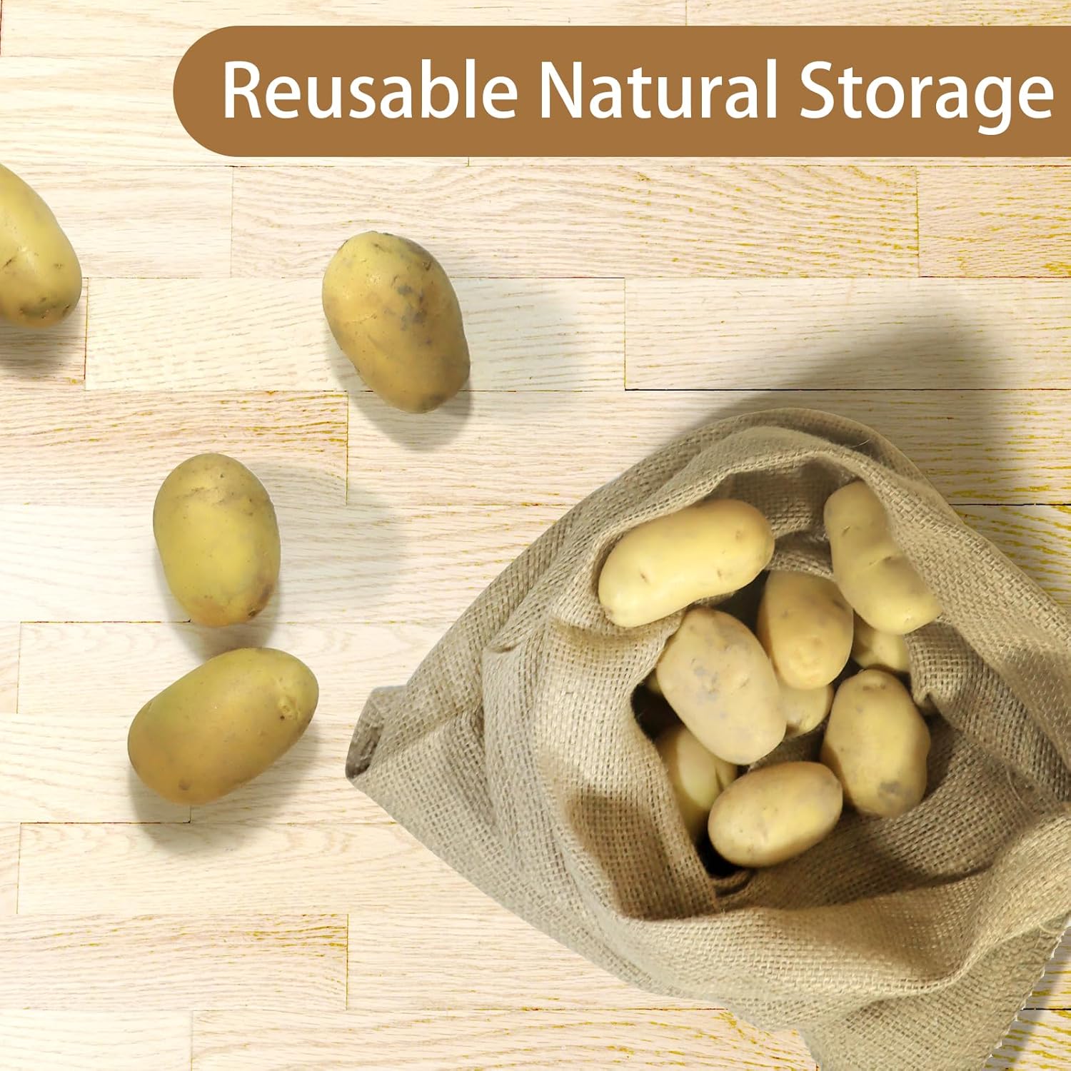 1 Pack Potato Sacks Burlap Bag - огляд і ціна Food Storage In Roots