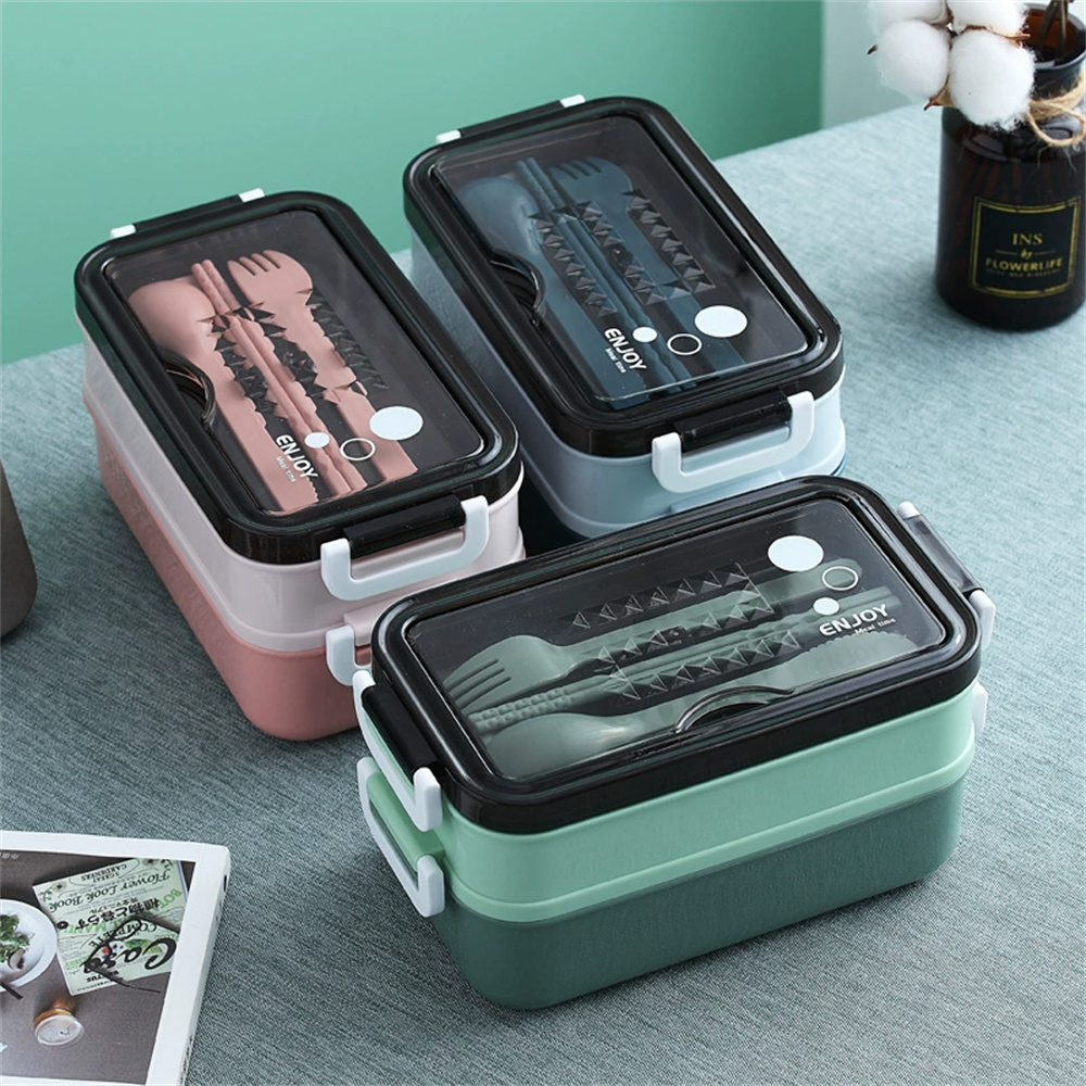 1pack Lunch Box Double-layer P - огляд і ціна Food Storage With Compartments