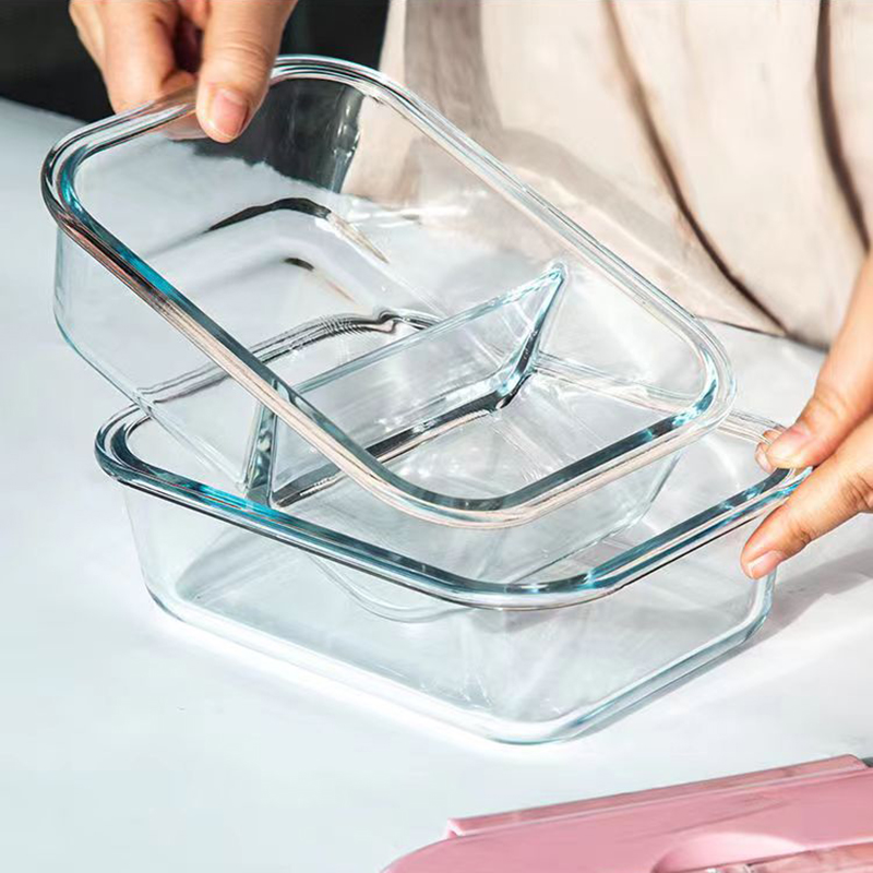 New style Lunch Box Glass 1050 - огляд і ціна Food Storage With Compartments