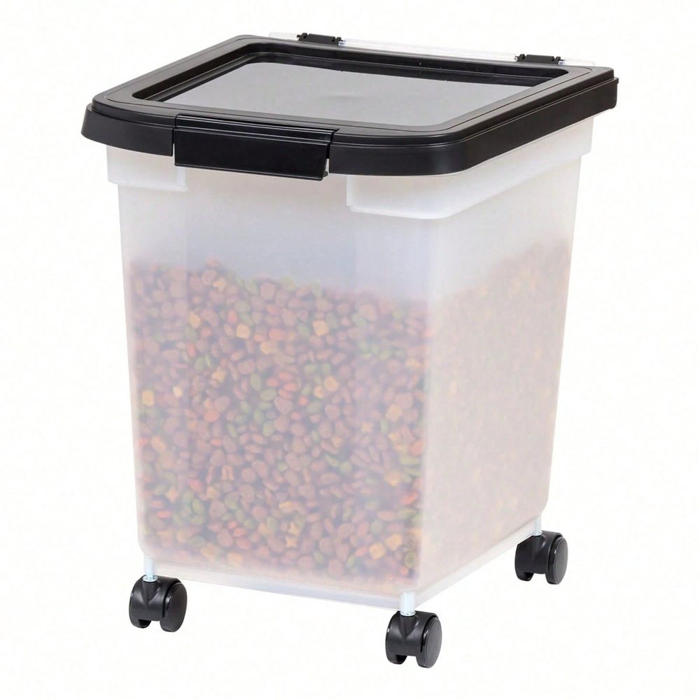 Transparent Plastic Storage Bu - огляд і ціна Food Storage With Wheels