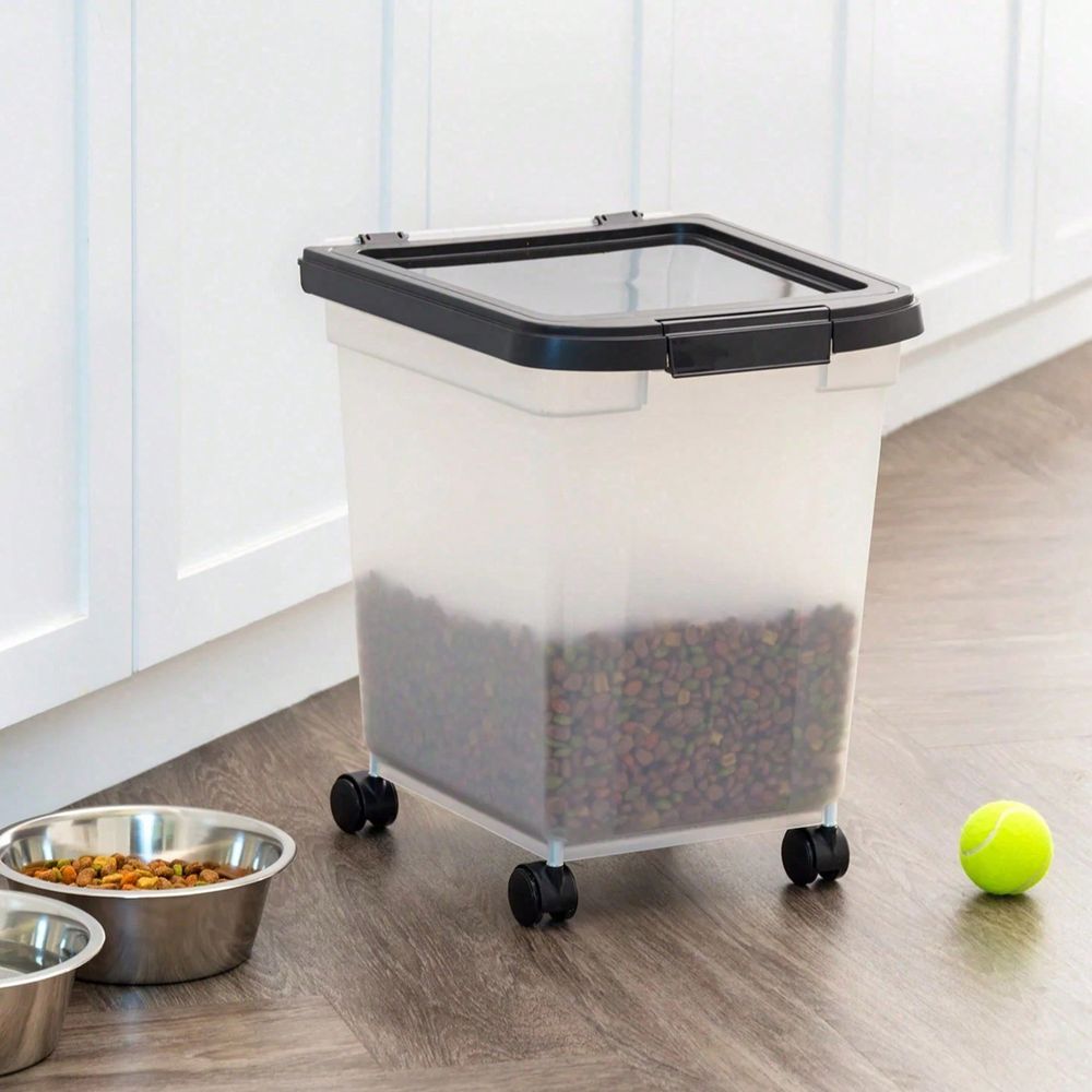 Transparent Plastic Storage Bu - огляд і ціна Food Storage With Wheels